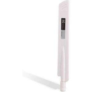 SUBZONAL-Antenne omnidirectionnelle, antenne à Gain élevé 5G, aérial de routeur, AZ7795G aérial à Gain élevé 18 dbi Antenne SMA omnidirectionnelle à Bande complète pour routeurs sans Fil(Blanc) - Neuf