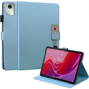Coque Pour Lenovo Tab M11 Plus &Eacute;tuis/Lenovo Tab K11 Plus 11.45"" 2024 Tablette &Eacute;tuis Pu Cuir Stand Flip Cartoon Housse De Protection Pour Tablette Lenovotab K11plus Coque Cover,Bleu[Coq9122392] - Neuf