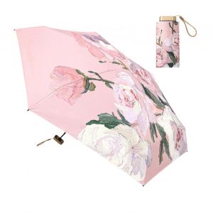 Parasol, Motif Floral, Protection Uv, Pliable - Neuf