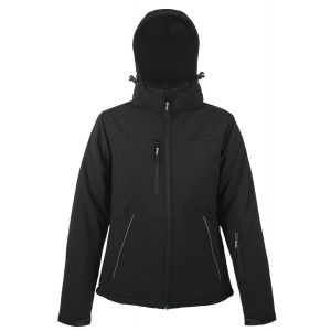 Parka Femme Softshell Hiver Doubl&eacute;e - 46804 - Noir - Neuf