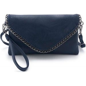 RFCBC-- Pochette Femme élégante avec chaîne et bandoulière en cuir synthétique souple - Petite pochette de soirée Sac à main pour fille Sacs élégants Pour Cérémonie Mariage - Neuf