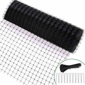 ASFASFq-Filet Protection Oiseaux 2,1x 30m - Filets pour Jardin Renforcé avec 50 Attaches - Protection Réutilisable Contre Oiseaux, Cerfs, Insectes pour Potager, Arbres Fruitiers & Arbustes à Baies - Neuf
