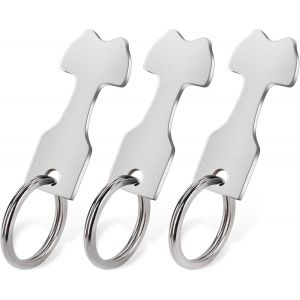M&eacute;tal panier d'achat jeton - Cl&eacute;s jeton de caddie - amovible trousseau (3 pi&egrave;ces) - Neuf