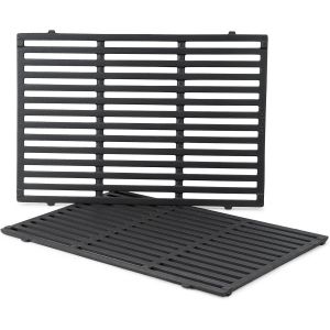 Ulteronixshop-Lot de 2 Grille de Cuisson en Fonte pour Weber Genesis II und II LX 300 Series Gril &agrave; Gaz, Genesis II LX E-340/S-340, Genesis II 310/335, Pi&egrave;ces de Rechange pour Weber 66095 - Neuf