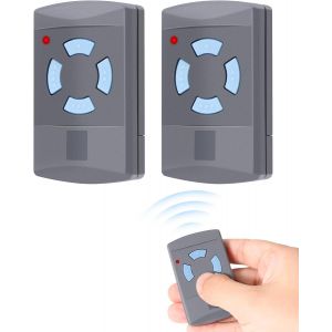 CHECARZHN--NO1-2Pcs Telecommande Portail 868 Mhz, Télécommande Compatible Avec Hormann Hsm2/4, Hse1/2/4, Hs2/4, Hsz1/2, Bouton Bleu, Télécommande Porte De Garage, 4 Canaux - Neuf