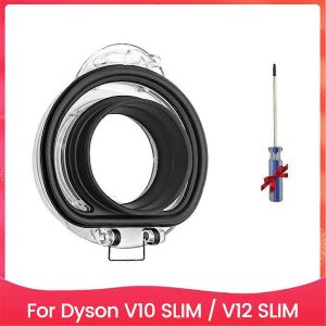 Couvercle de bac &agrave; poussi&egrave;re pour accessoires d'aspirateur Dyson V10 Digital Slim / V12 Slim Couvercle de seau &agrave; poussi&egrave;re de rechange - Neuf