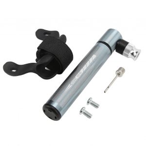 Main Mini Pompe &Agrave; V&eacute;lo Gonfleur De Pneu Portable Pour V&eacute;lo De Montagne Am&eacute;ricain Fran&ccedil;ais Int&eacute;gr&eacute; Valvecouleur Titane - Neuf
