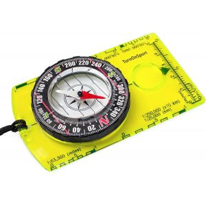 Boussole De Randonnée | Boussole De Camping Avancée Pour Scouts | Boussole De Scoutisme Pour Enfants | Boussole De Terrain Professionnelle Pour La Lecture De Cartes ¿ Meilleurs Cadeaux De Survie - Neuf
