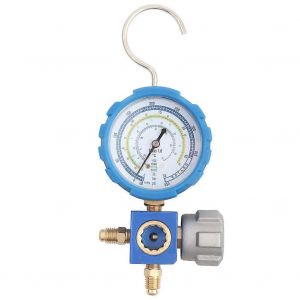 Jauge de collecteur de climatisation basse pression Outil de réfrigération A/C avec voyant G1/4 - Neuf