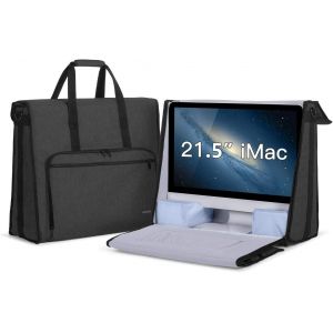 Sacoche De Transport Pour Imac 21,5 Pouces, Sac Fourre-Tout &Agrave; Bandouli&egrave;re Pour Apple Imac Et Accessoires (Noir) - Neuf