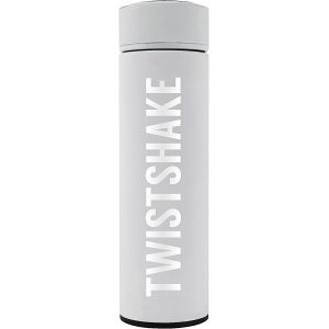 Flacon Isotherme Chaud Ou Froid - 420 Ml - Bouteille D'eau En Acier Inoxydable Avec Vide Double Couche - Isolation Jusqu'à 10 Heures - Thermos Isolé Sans Bpa - Blanc - Neuf