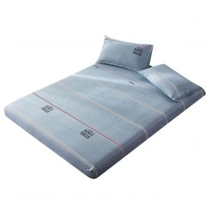 Hjlian Drap-Housse En Coton Imprime Pour Lit Double, Queen Size Et King Size (120 X 200 Cm) - Neuf