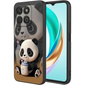 Kal-Silicone Coque Pour Honor X6b 4g, Antichoc Souple Soyeux Très Mince Premium Tpu Housse, Élégant Simple Mignon Motif Étui, Anti-Rayures Tissu Microfibre, P5 - Neuf