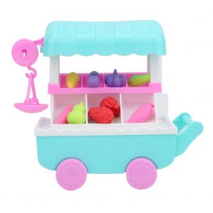 Mini Chariot De Cuisine En Plastique Pour Enfants, Jouet Musical Et Lumineux Pour Enfants De Plus De 3 Ans. Chariot A Legumes - Neuf