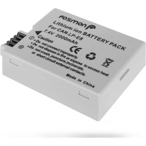 BIBT-Batterie De Remplacement Lp-E8 Compatible Avec Appareil Photo Canon Eos 600D Et Rebel T5I - Batterie Rechargeable Ni-Mh : Capacité 2000Mah - 1 Batterie D`Appareil Photo Canon - Neuf