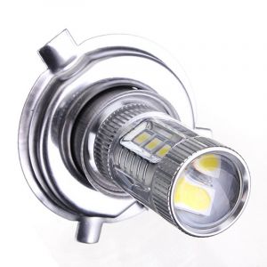 L'ampoule De Phare Antibrouillard Led H4 80w Proche Et Lointaine Est Une Ampoule De Phare De Voiture Super Brillante Modifiée À Lumière Blanche Avec Lentille À Lumière Blanche - Neuf