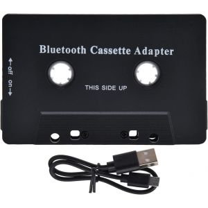 Adaptateur De Cassette Bluetooth,R&eacute;cepteur De Cassette Audio Sans Fil Bluetooth,Lecteur De Cassette De Voiture,Adaptateur De Cassette Audio Avec C&acirc;ble Usb - Neuf