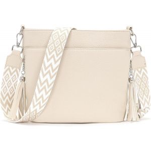 TZF-Sac &agrave; Main Femme avec Large Bandouli&egrave;re et 4 Compartiments - Neuf