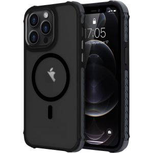 KALANKA-Coque Magn&iquest;&iquest;tique pour iPhone 12/12 Pro Compatible avec MagSafe Recharge sans Fil &iquest;&iquest;tui Housse de Protection Antichoc en TPU Antichoc/PC Dur Housse Arri&iquest;&iquest;re pour iPhone 12/12 Pro,Noir - Neuf