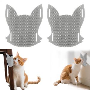 Kalanka-2 Pi&egrave;ces Grattoir Chat, Brosse Chat, Brosses De Toilettage Du Chien, Brosse Pour Poil De Chats, Massage D'angle Mural, Accessoire Chats Interieur Pour Le Massage, Le Grattage Et L'&eacute;pilation(G - Neuf