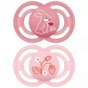 Mam Sucette Perfect Animaux +18 Mois Lot De 2 Ref 57 - Neuf