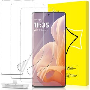 Lot De 3. Protection Ecran Pour Motorola Moto G85 5g [Non-Verre] [Hd Clear] [Sans Bulles] [Anti-Rayures] Films De Protection En Tpu Flexible Compatible Avec Motorola Moto G85 - Neuf
