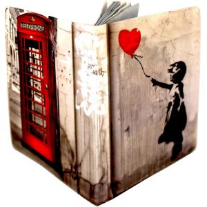 TRAHOO-(Plus de 30 motifs) &Eacute;tui portefeuille de protection pour passeport pour homme et femme pour voyage, vacances et &eacute;tiquettes de bagage, Ballon Girl., Taille universelle, Contemporain - Neuf