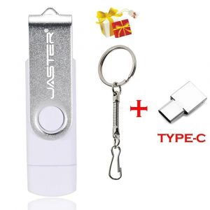 ORE-Clé USB 3 en 1 OTG Haute Vitesse Pen Drive 64GB 32GB Adaptateur TYPE-C Cadeau 16GB 8GB Clé Micro USB Rouge Stockage Externe 4 GB-White-4GB - Neuf