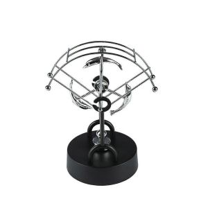Ornements de bureau en fer forg&eacute; en forme de dauphin rotatif Dolphin Perpetual Motion Instrument artisanat - Neuf