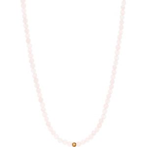 Collier En Pierre Naturelle V&eacute;ritable Avec Perle En Argent Sterling 925 Ou Perle Plaqu&eacute;e Or - Collier De Perles D&eacute;licat Pour Femmes Avec Fermoir Et Certification D'authenticit&eacute; - Neuf