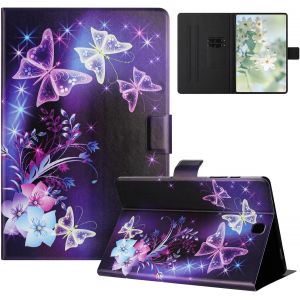 Coque Pour Samsung Galaxy Tab A 8.0 T350 Etui Tablette Housse Pu Cuir Flip Support Protection Motif Peint &Eacute;tuis Pour Samsung Galaxy Tab A 8.0 Coque,Papillon Violet[Coq9123328] - Neuf