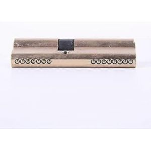 Serrure de cylindre de Verrou de Porte avec Clé 65-115 mm en Laiton Serrure à Cylindre AB-Clés Préchargées de Verrouillage - Neuf