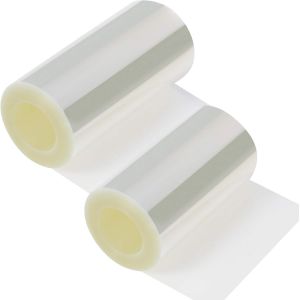 Mevronisshop-Lot De 2 Rouleaux Rhodoid P&acirc;tisserie 10cm X 8cm 10cm X 10cm Collier &Agrave; G&acirc;teau Transparent Cercle Et Cadre De P&acirc;tisserie Pour Mousse Chocolat D&eacute;coration De G&acirc;teau Garde La Forme - Neuf