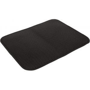 Shiliu-Tapis De Trappeur De Litière, Tapis De Litière Pour Chat En Matériau Eva Doux Pour Éviter Le Glissement Double Couche Pour C[ - Neuf