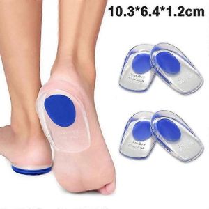 Talonnettes En Gel &iquest; Inserts En Silicone Pour La Fasciite Plantaire Pour Les &Eacute;perons Osseux Et Le Soulagement De La Douleur Du Pied, Id&eacute;al Pour Les Talons Douloureux Ou Meurtris - Neuf
