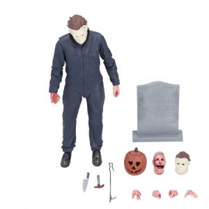HJLIAN Figurine mobile d'Halloween de 7 pouces, modele de personnage de film en plastique, ornement, jouet d'horreur, cadeau d'Halloween - Neuf