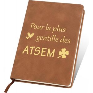 Cadeau Maitresse D'école Fin D'année,Journal Intime,Cadeau Personnalisé Maitresse,Carnet de Notes A5 Cuir,Cadeau Maitre D'école Fin D'année,Merci Maitresse Cadeau Atsem Institutrice,Cadeaux Maitresse - Neuf
