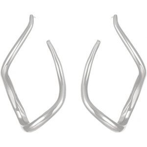Meimie-Créoles Boucles D'oreilles Pour Femme,Boucles D'oreilles Grandes Créoles En Léger Hypoallergénique Large Boucles D'oreilles Créoles,Boucles D'oreilles Créoles En Sterling Grandes,Argent - Neuf