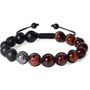 Bracelet Pierre Symbole Chinois Long¿¿Vit¿¿ Homme - Neuf