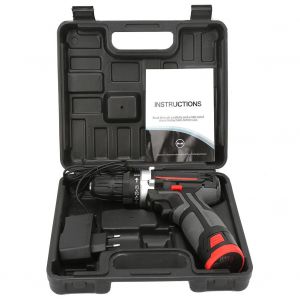 Tournevis electrique sans fil rechargeable 12 V, perceuse domestique au lithium 100-240 V, prise UE (n¡ã 1) - Neuf