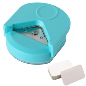 Chenquansarl-Perforatrice D'angle Ronde Portable De 4 Mm, Pour Cartes, Photos, Projets De Bricolage, Cartes Postales, Scrapbooking (Bleu) - Neuf