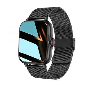 2025 Montre Intelligente Femmes Et Homme 1.44 Pouces Écran Sport Fitness Montres Bluetooth Appel Numérique Montre-Bracelet Android Smartwatch Hommes.Gris. - Neuf