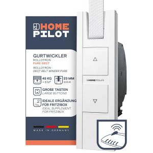 Home Pilot - Gurtwickler Rollotron Premium Aufputz Minigurt - Elektrischer Gurtwickler Zur Aufputzmontage[MAT790385] - Neuf
