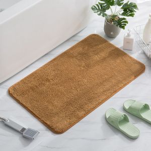 Tapis De Sol, Paillassons, Moquettes, Tapis De Salle De Bain, Tapis Antid&eacute;rapants, Tapis De Porte De Salle De Bain, Tapis De Sol Absorbants, Tapis De Porte De Chambre, 40 * 60 Cm (Champagne) - Neuf