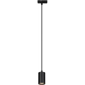 KAL-- Système De Rail Rail Lampe Suspendue, Combinable, Accessoires, Tracklight, Lampe Suspendue, Gu10, Plafonnier, Plafonnier, 1410X82X55Mm (Lxlxd), Noir - Neuf