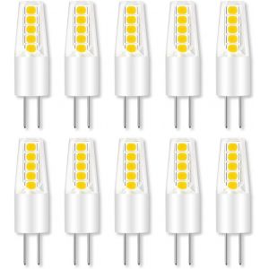 Kaleidoscope-10x G4 Led Ampoule 2w Led Bulb 10 Smd 2835leds Blanc Chaud 3000k Économie D'énergie 220lm Équivalent À L'halogène 20w Spot Led Bulb Ac/Dc12v[Q2419] - Neuf