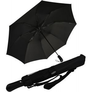 Parapluie De Golf En Fibre De Verre Xxl 124 Cm Avec Syst&egrave;me Automatique, Noir , 124 Cm, Parapluie De Poche Xxl - Neuf