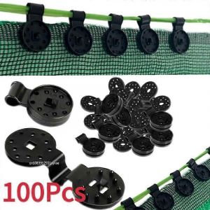 5-100pcs Auvent Clips En Plastique Extérieur Toile D'ombre Net Clip Camping Outils De Jardin Bâtiments De Jardin Clôture Filet Fixer Pince Auvent Crochet - Neuf