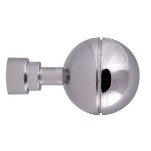 Lot 2 embouts de tringle "sph&egrave;re unie - Neuf