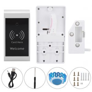 HJLIAN Serrure electronique a capteur intelligent pour armoire a dossiers, avec bracelet de deverrouillage en forme de U (argent) - Neuf